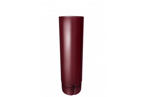 Труба круглая 90 мм  3 м GrandLine RAL 3005 красное вино