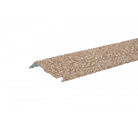Планка примыкания с гранулятом,латунный, шт. (20*45*15*10 мм), Длина 1,25 м.