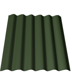 Ondalux Лист волнистый зеленый 1950*950мм