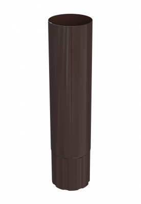 Металлическая Технониколь труба  d90 мм (1м) коричневый