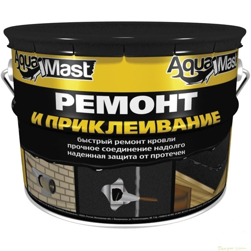 AquaMast ремонт и приклейка, 3кг (метал. ведро)