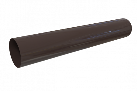 ТН ПВХ МАКСИ труба, коричневый глянец (1м)