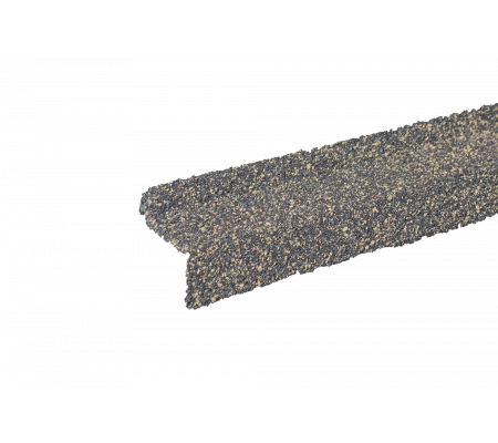 Планка примыкания с гранулятом,серо-голубой, шт. (20*45*15*10 мм), Длина 1,25 м.